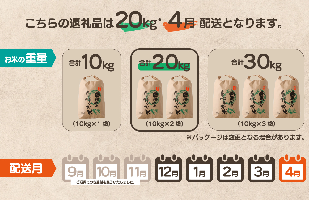 令和７年産 鏡野町産 きぬむすめ 精米20kg（10kg×2袋）［2026年4月発送］