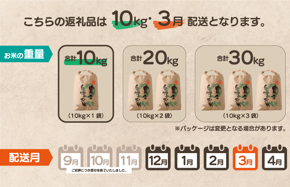 令和７年産 鏡野町産 きぬむすめ 精米10kg（10kg×1袋）［2026年3月発送］