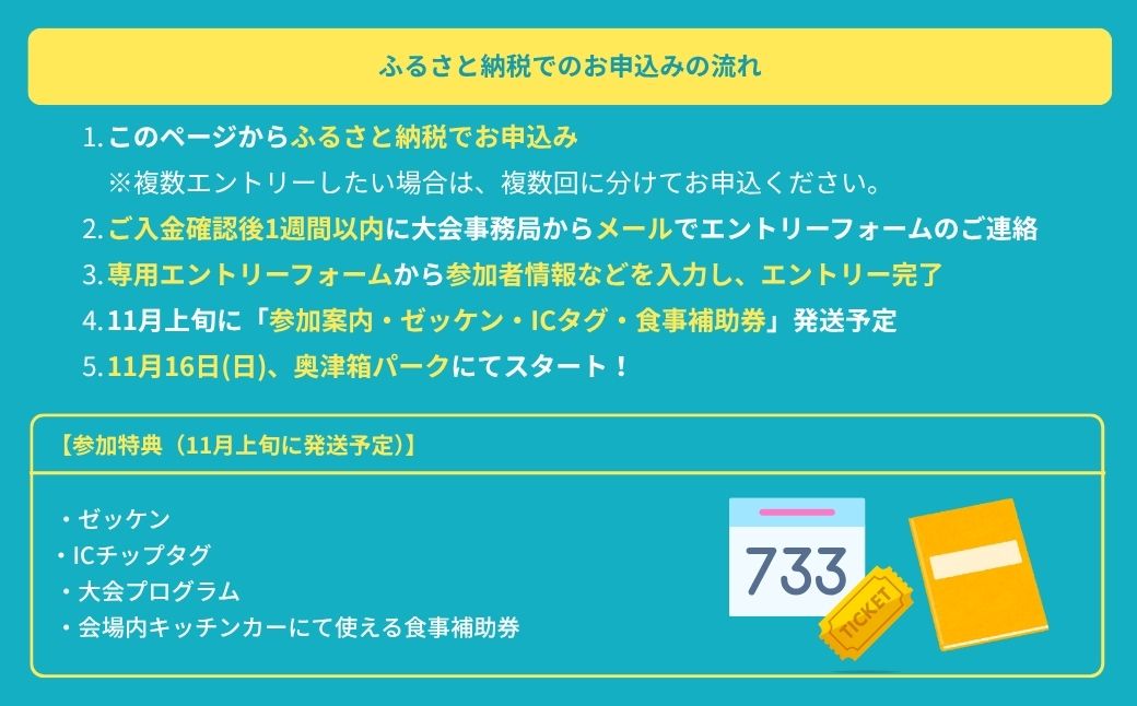かがみのマラソン＆ウォーキング大会 -THE FINAL-［ハーフの部 出走権（1名）］
