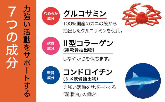 ＜定期便全6回＞グルコサミン＆コンドロイチン（28313）×6回