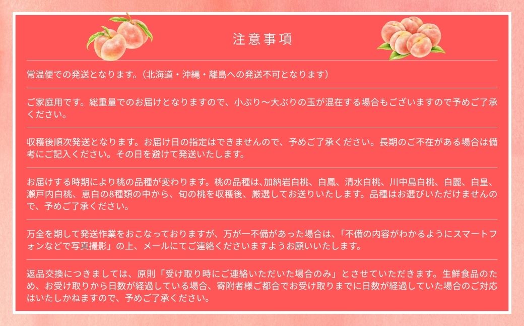 【2026年先行予約】［なんばふぁーむ］岡山県産 旬の桃 4.0kg（11～14玉）［ご家庭用］